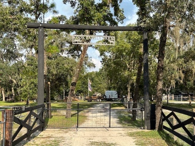 Cook Family Farm entrance
